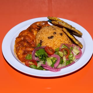 Camarones a la Criolla Combo (Sautéed Shrimp w/ Creole Sauce)