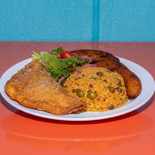 Chicken Empanadilla Combo.